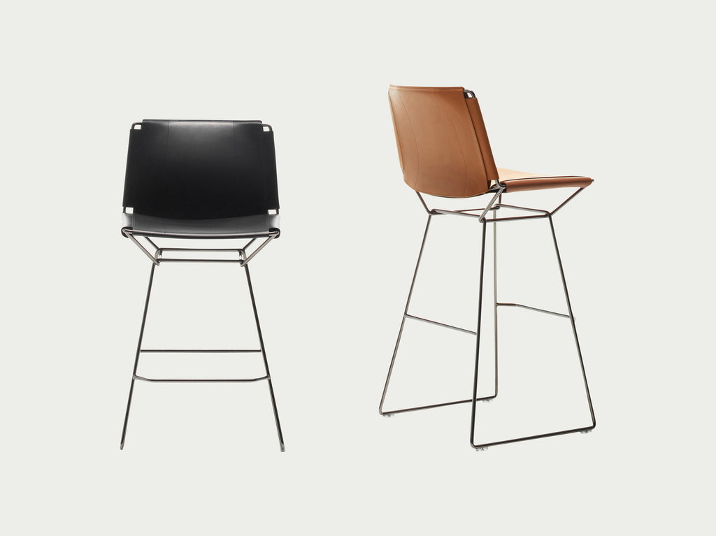Neil Leather Stool – Bachli Furniture